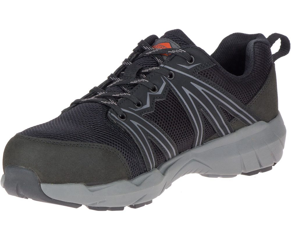 Merrell Sneakers Black - Fullbench Superlite Alloy Toe Wide Width - Mens 10QPRVLUJ